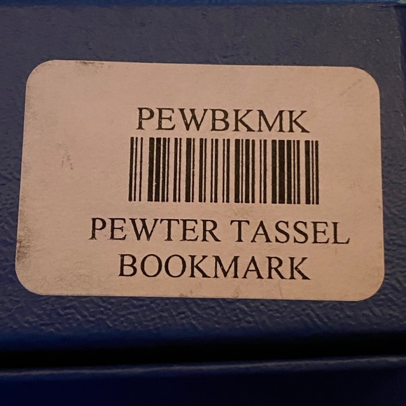 Salisbury Pewter Bookmark with Burgundy Tassel - Picture 14 of 14